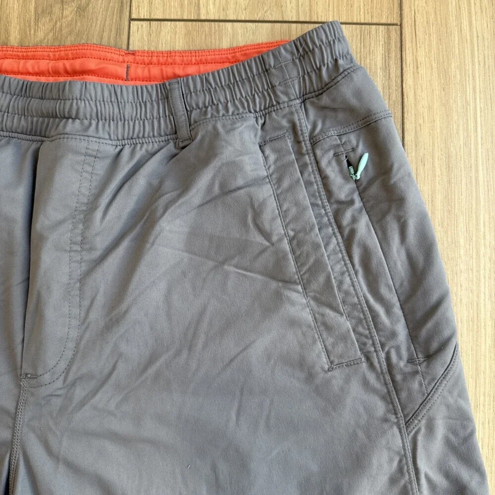 Bird Dogs Men Tan BOOM For Your Boomstick Lined Shorts Sz M Performance 7in